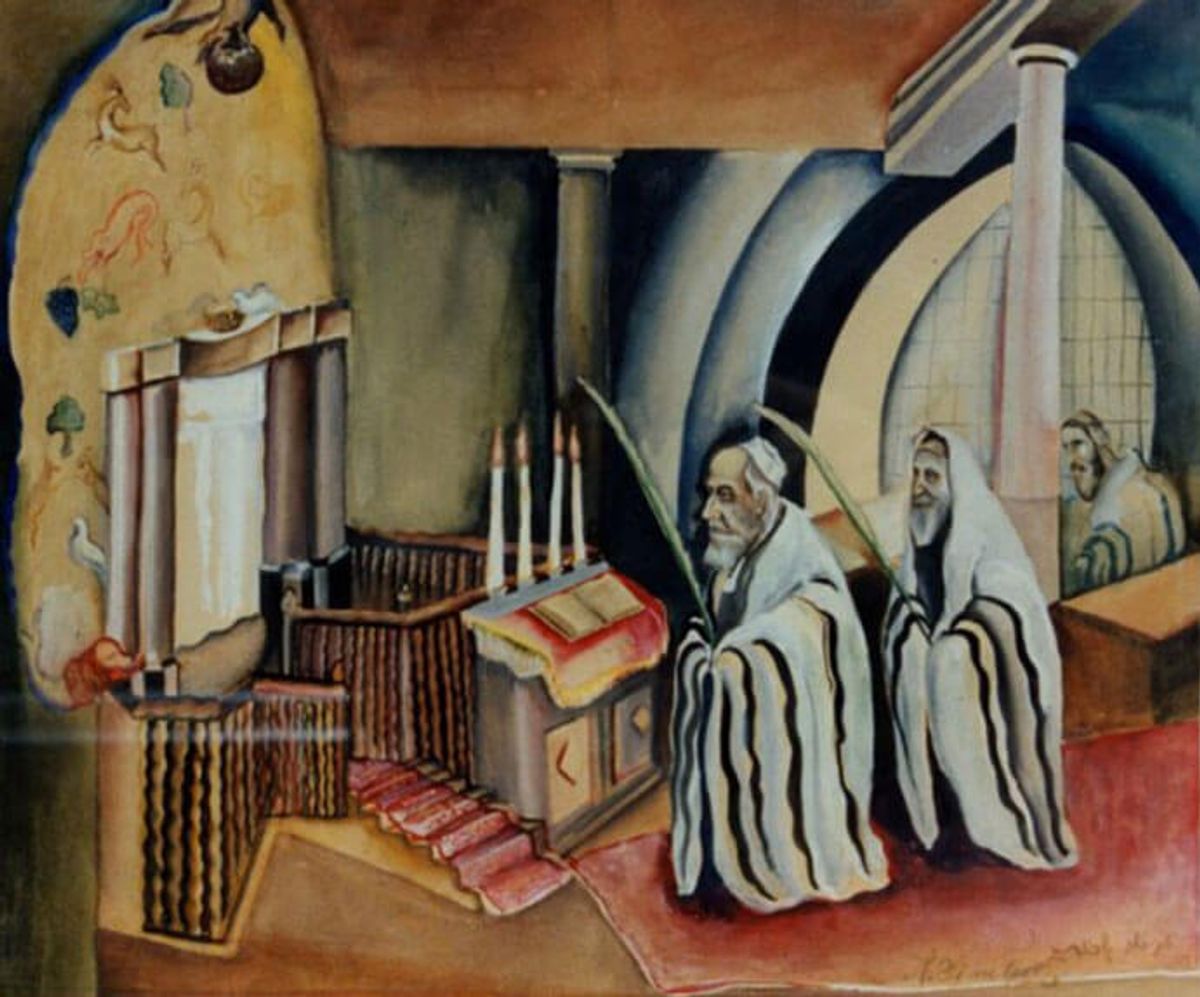 Kopelis Simelovičius (1900-1943), Yom Tov Soukot, 1935 – 1943 m. © Belgijos žydų muziejus