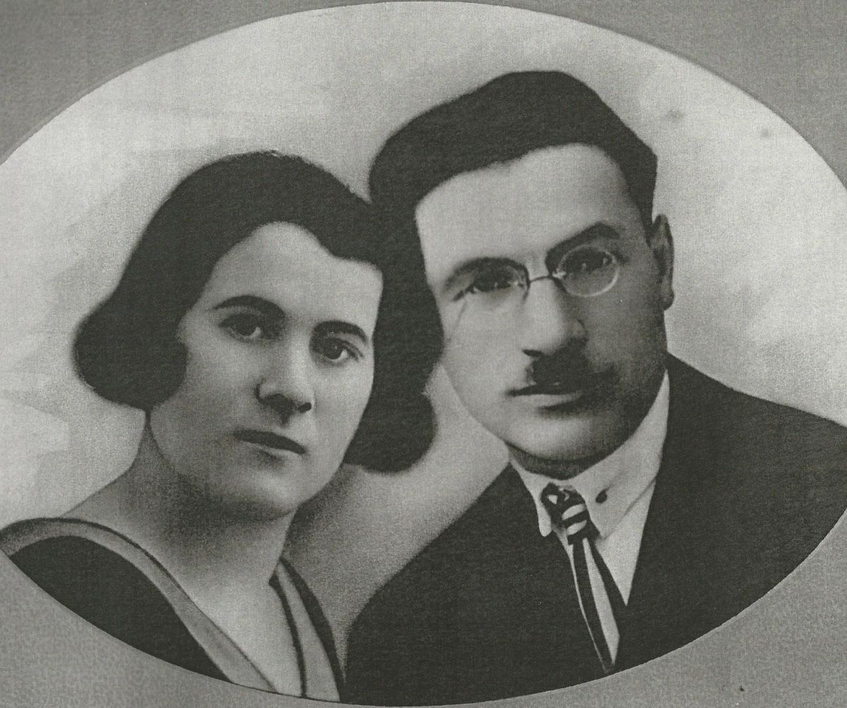 Mošės Šapiro ir jo žmonos Chasos Cipės portretas. Sue Benatar asm. kolekcija.